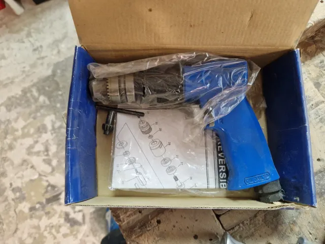 Taladros y atornilladores neumáticos reversibles