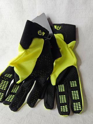 Guantes A FIRE FOX Amarillo y Negro
