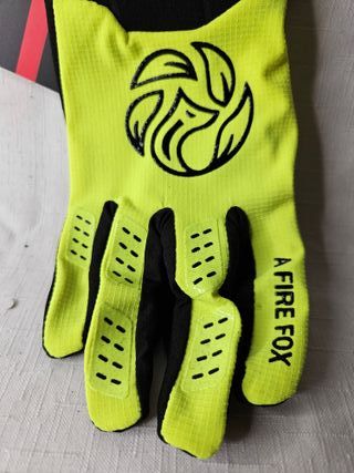 Guantes A FIRE FOX Amarillo y Negro
