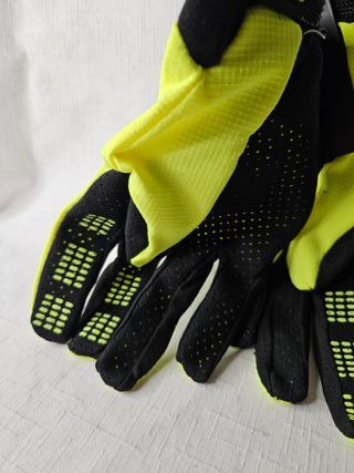 Guantes A FIRE FOX Amarillo y Negro