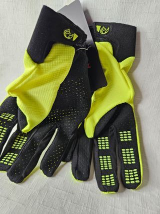 Guantes A FIRE FOX Amarillo y Negro