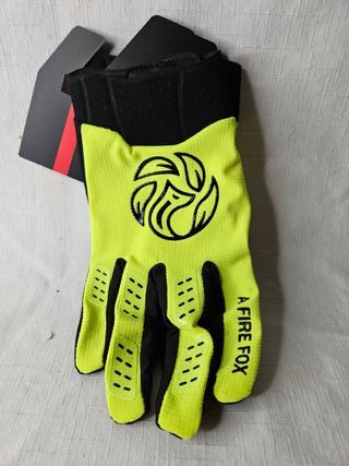 Guantes A FIRE FOX Amarillo y Negro