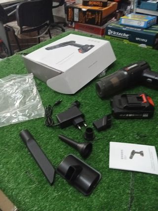 Aspiratore portatile con doppia batteria