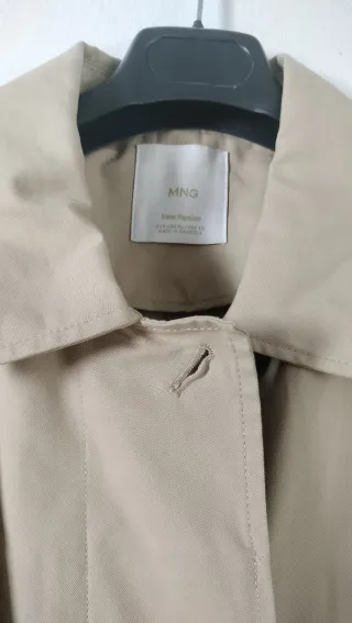 Gabardina Mango Beige Talla XL