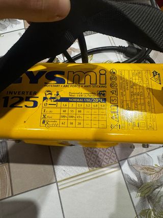 Soldadora Inverter GYS 125A