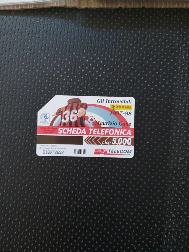 Scheda Telefonica Maurizio Ganz 5000 Lire