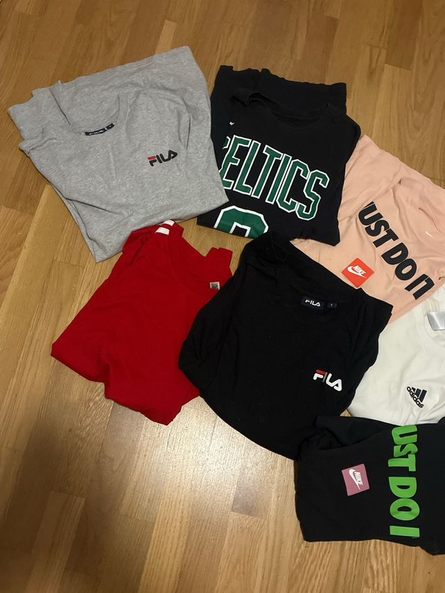 Pack Camisetas ( Nike , Jordan , Adidas Y fila )