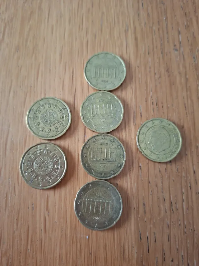 Monedas 20 céntimos Euro (varios países)