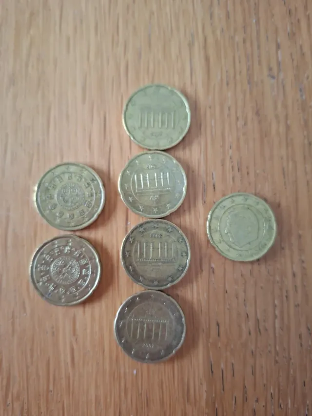 Monedas 20 céntimos Euro (varios países)