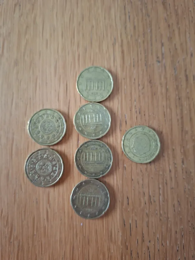 Monedas 20 céntimos Euro (varios países)