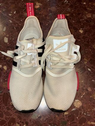 Adidas NMD_R1 Beige/Rojo talla 43