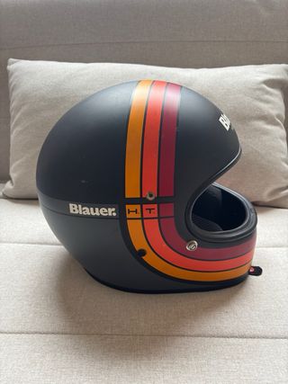 Casco Blauer Retro