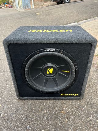Subwoofer Coche Kicker 12" Comp con caja 40VCWS124