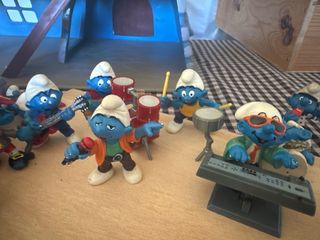 Colección de figuras de Los Pitufos