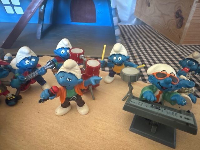 Colección de figuras de Los Pitufos