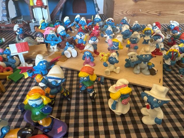 Colección de figuras de Los Pitufos