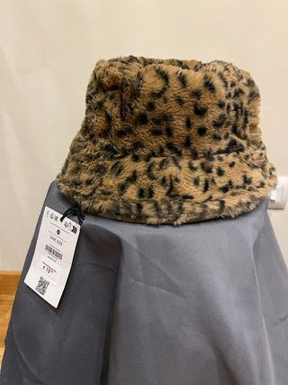 Sombrero bucket pelo estampado animal