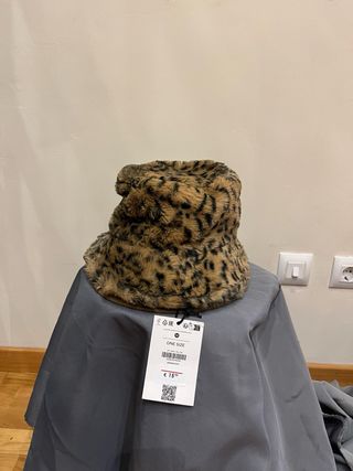Sombrero bucket pelo estampado animal