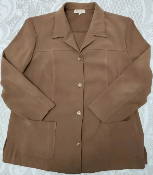 Parka señora marrón Talla 50