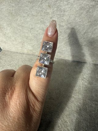 Anillo Plata Ley 925 con Circonitas