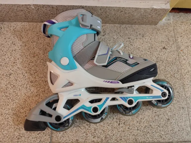 Patines ajustables Decathlon + Casco + Bolsa