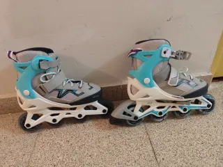 Patines ajustables Decathlon + Casco + Bolsa
