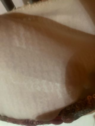 Vestito paillettes oro e rosa