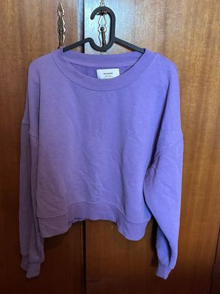 Sudadera Pull&Bear Morada