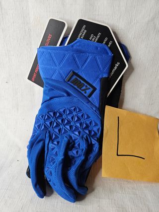 Guantes 100% Azules Talla L