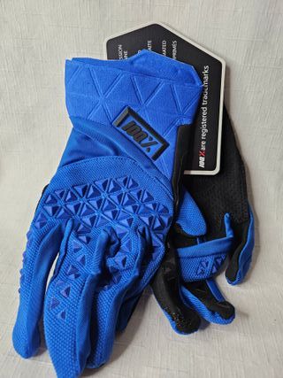 Guantes 100% Azules Talla L