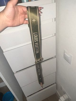 Bandolera Louis Vuitton Verde y Dorada