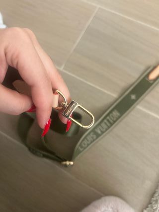 Bandolera Louis Vuitton Verde y Dorada