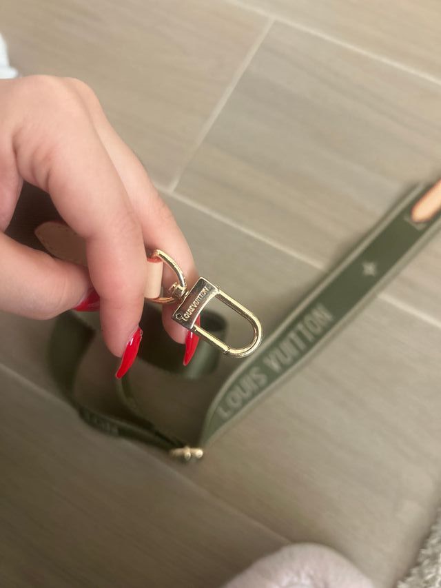 Bandolera Louis Vuitton Verde y Dorada