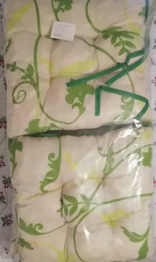 4 coprisedie 100 %cotone. Nuovissimi. Mai usati.