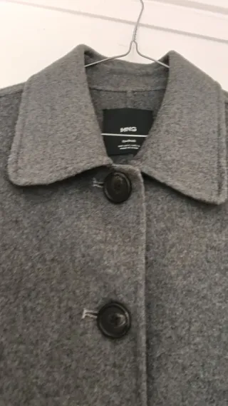 Chaqueta Mango Oversize Gris Talla L