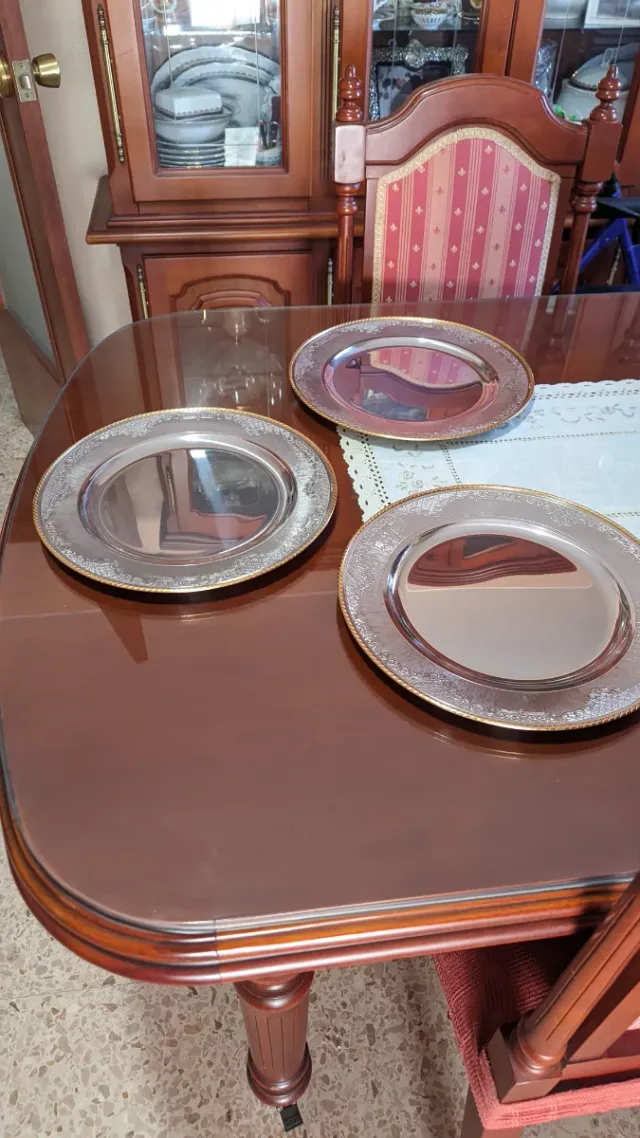 Bandejas Iber Acero Inoxidable Doradas