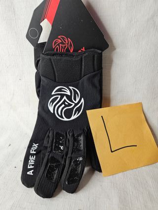 Guantes A FIRE FOX Negros Talla L