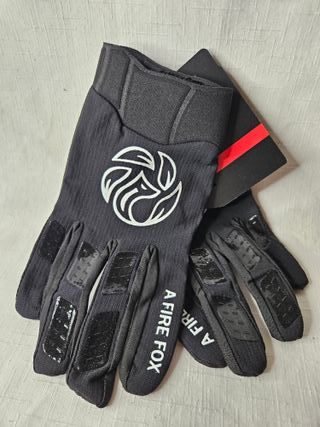 Guantes A FIRE FOX Negros Talla L