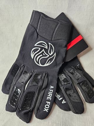 Guantes A FIRE FOX Negros Talla L