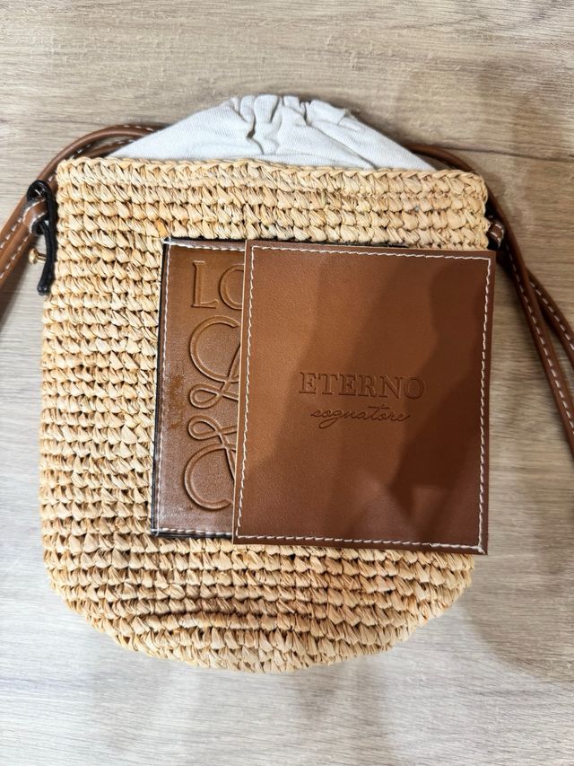 Bolso bombonera rafia similar