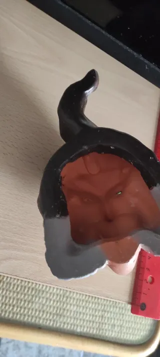 Cabeza de Bruja Decorativa para Colgar