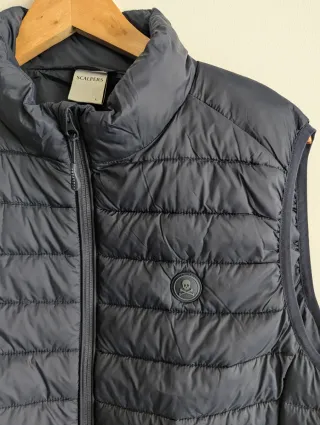 Chaleco azul marino acolchado Scalpers