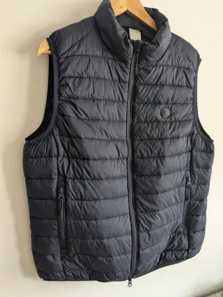 Chaleco azul marino acolchado Scalpers