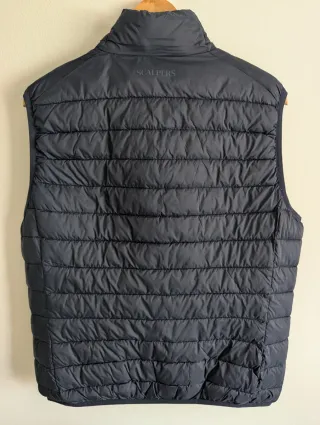 Chaleco azul marino acolchado Scalpers