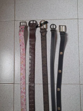 Lote 5 cinturones mujer