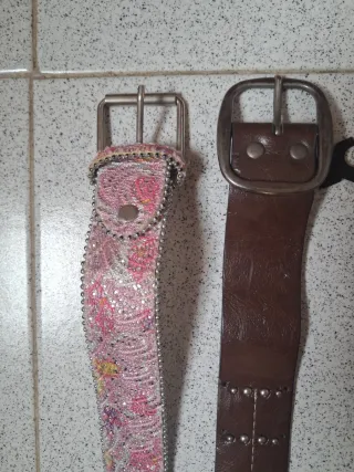 Lote 5 cinturones mujer