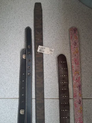 Lote 5 cinturones mujer