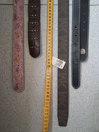 Lote 5 cinturones mujer