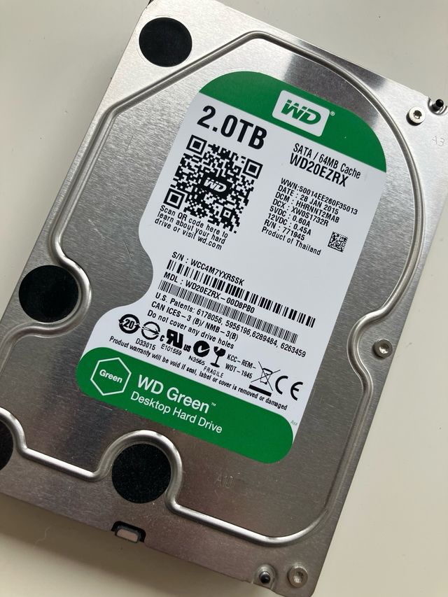 Disco Duro Interno WD 2TB SATA