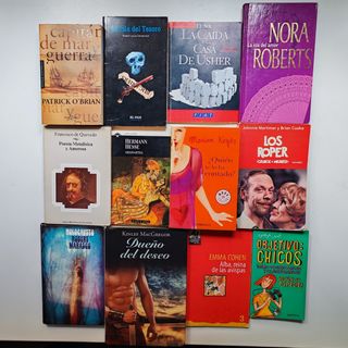Lote 12 libros